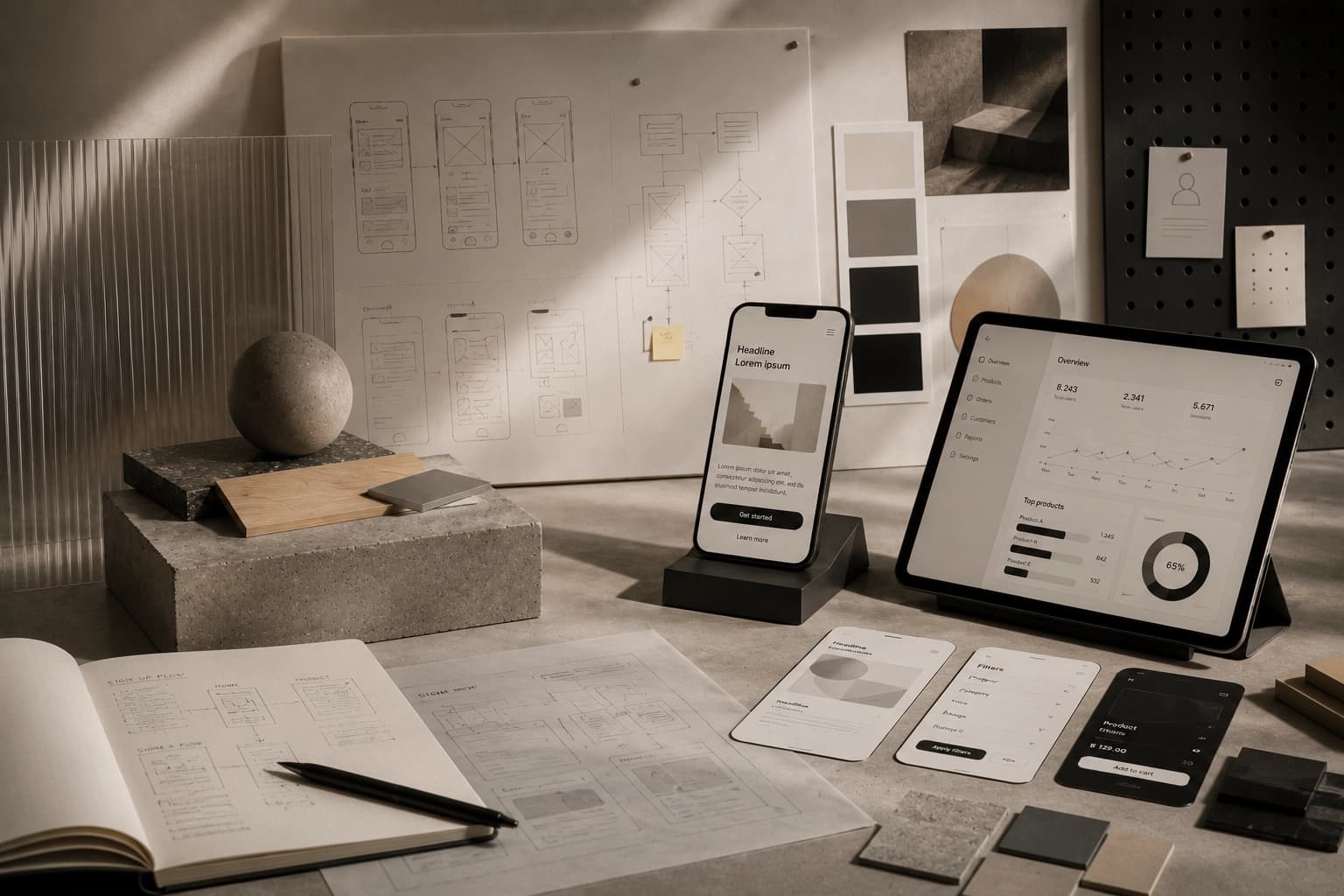 UX/UI Design competition visual